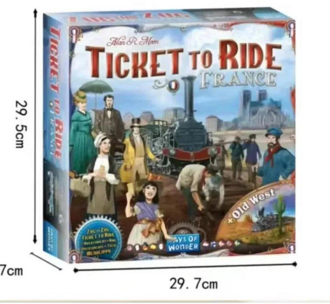 철도 열차 티켓 여행 모든 시리즈 Ticket To Ride Europe 보드 게임 카드의 영어 미국 버전, 10 A6