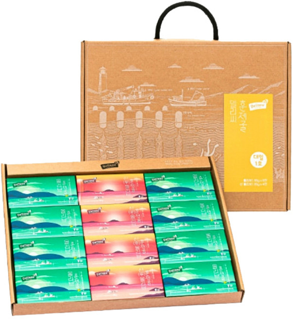 델리씨 훈제굴세트 대일 1호(올리브+신올리브), 1세트