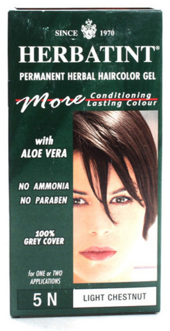 허버틴트 퍼머넌트 헤어컬러 젤 135ml, 5N, 1개