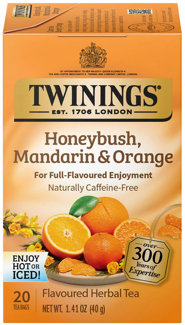 트와이닝 허벌 티 허니부시 만다린 & 오렌지, 2g, 20개입, 1개