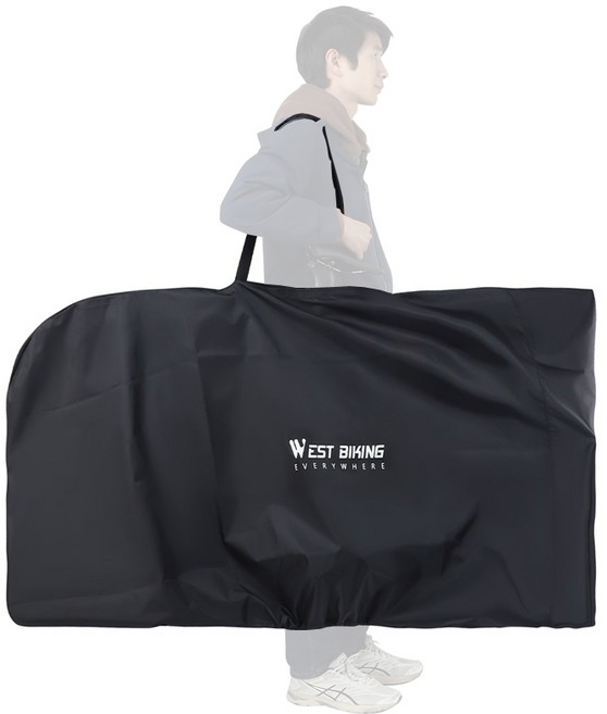 시그니처베이지 27.5인치 자전거 여행 운반 캐링백 가방 YPZ366, 1개, 블랙