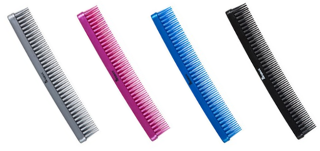 [Denman] 덴맨 테임 앤 티즈 스타일링 Styling Comb D12 4종 색상 모음, 1개, 분홍