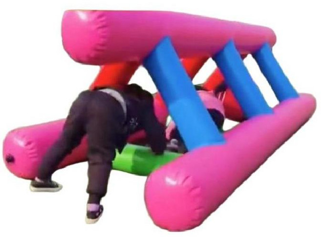 에어바운스 삼각터널 삼각형 터널 에어 장애물 허들 넘기