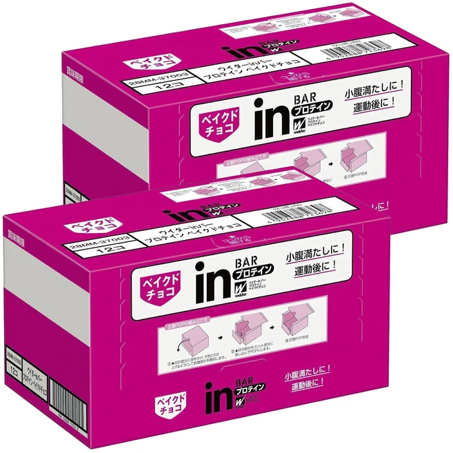 모리나가 인 바 프로틴 베이크드 초코 12개입, 2개 - 쿠팡