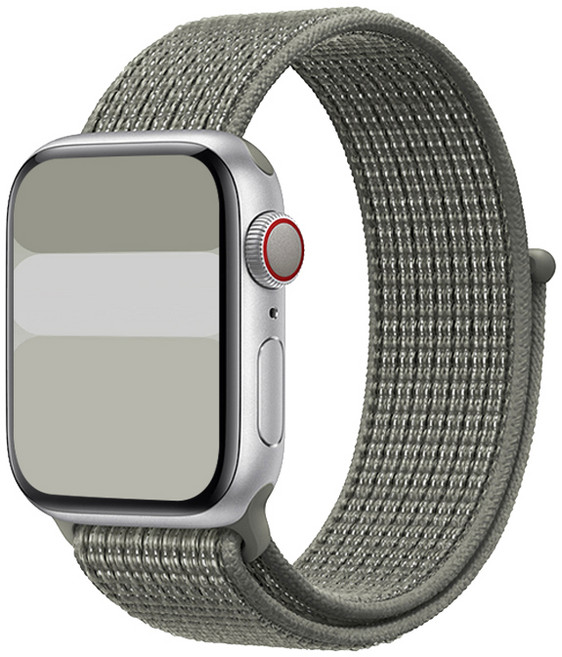 아이드 애플워치 호환 나일론 스포츠 스트랩, 1개, 카키