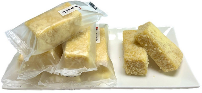 경기도가떡 쌀카스테라 단호박 인절미 수제 간식 떡 냉동, 1개, 500g