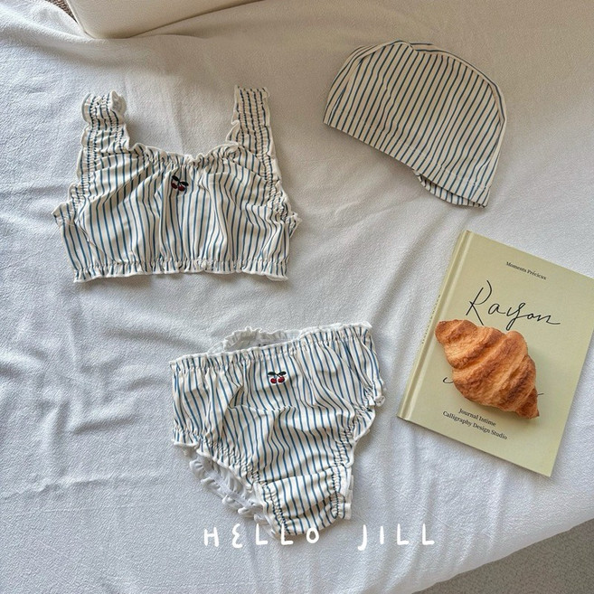 HelloJill 女童連身泳衣 兒童泳衣