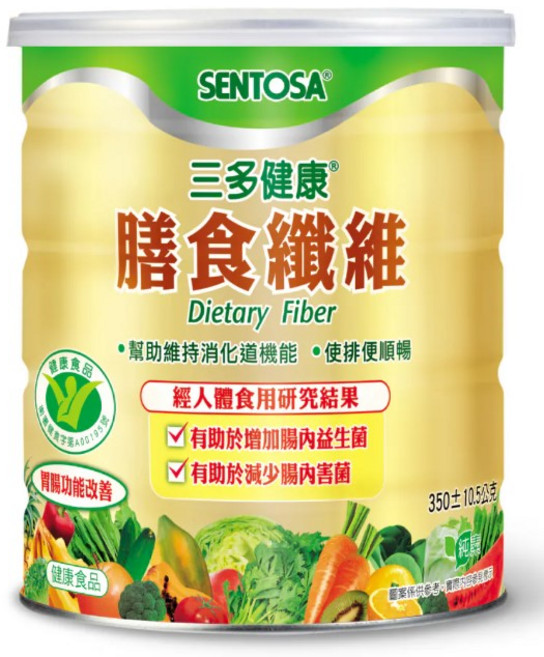 SENTOSA 三多健康 膳食纖維, 350g, 1個