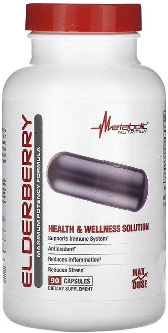 Metabolic Nutrition 엘더베리 최대 효능 포뮬라 캡슐 90정, MetabolicNutrition엘더베리최대효능포뮬라캡, 1개 - 쿠팡