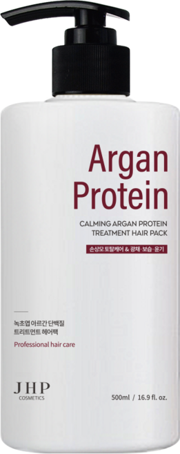 제이에이치피 녹초엽 아르간 단백질 트리트먼트 헤어팩, 500ml, 1개