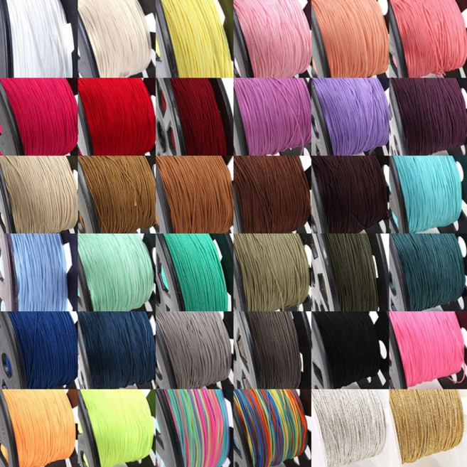 비즈아이 [Y-19-G]폴리매듭실 0.5mm 55color 5yd(450cm)