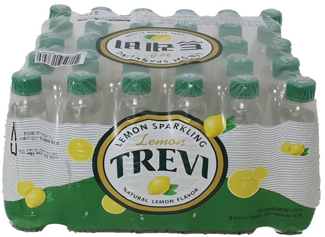 트레비 탄산음료 레몬맛, 300ml, 30개