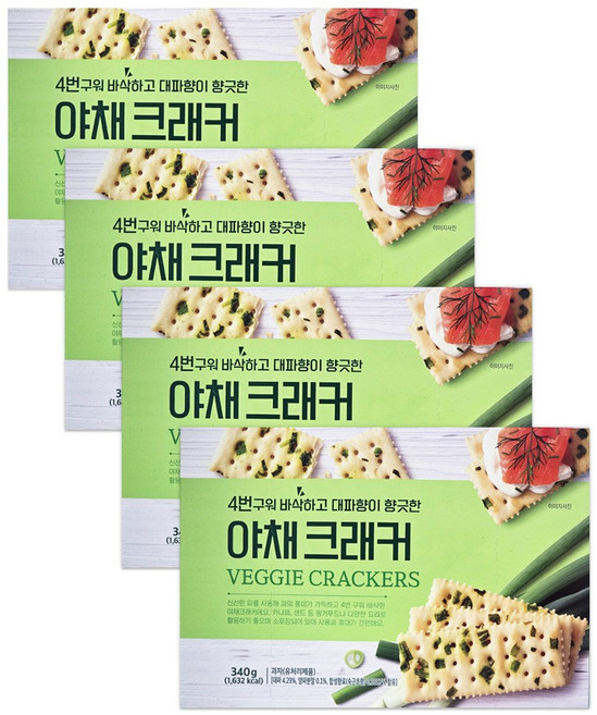 야채 크래커 340g, 4개