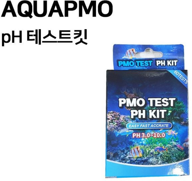 AQUAPMO ph(산도) 테스트 시약 키트, 1개