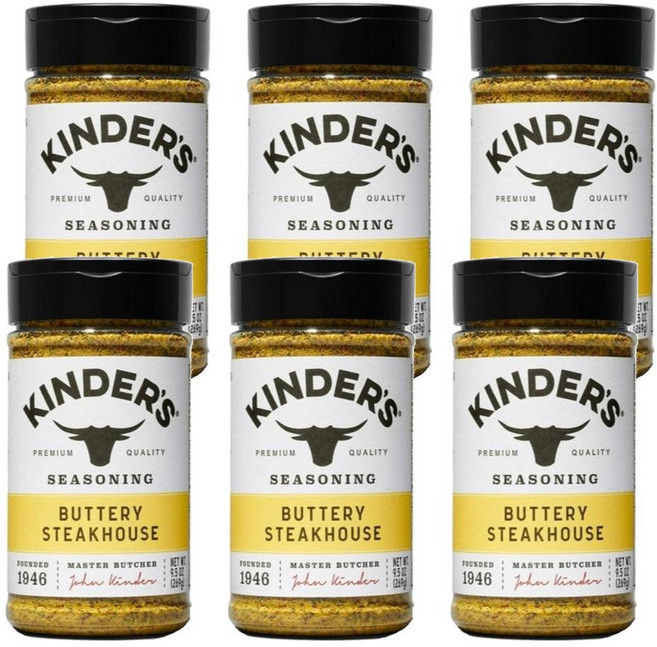 Kinder's 킨더스 버터리 스테이크하우스 시즈닝 269g, 6개