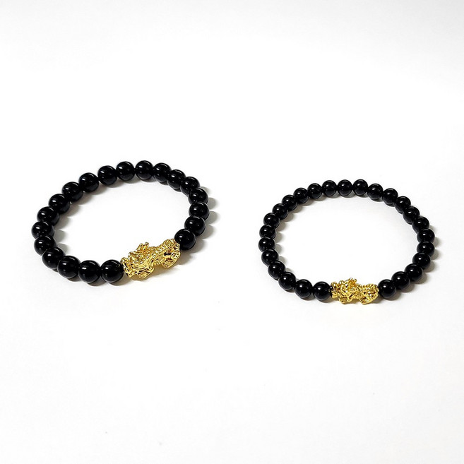 재물 금전운 황금비휴 진주 팔찌