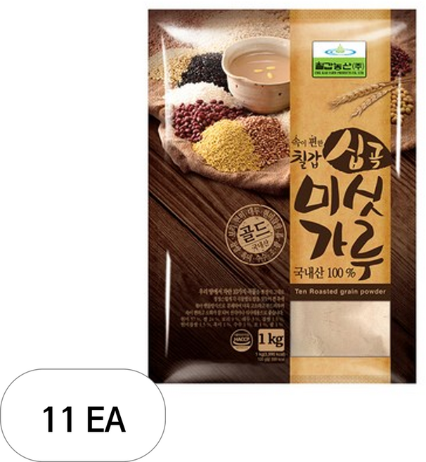 칠갑농산 십곡 미싯가루, 1kg, 11개