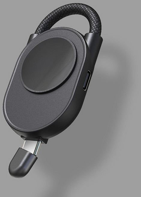 휴대용 도킹 스트랩 갤럭시 워치 충전기 거치대 충전독 애플워치 겸용, 1개