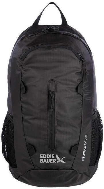 Eddie Bauer 남녀공용 성인용 Stowaway 패커블 데이팩 20 L, 20L, 오닉스