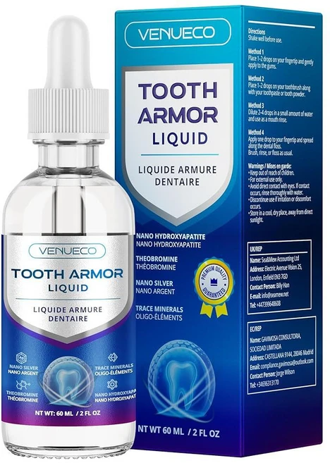 Cavity Protection Tooth Armor Liquid: Science-Backed Formula 집에서 재광화 드롭으로 에나멜 강화 치아 서포트 더 강한 하이드록시, Cavity Healing Tooth Armor Liq, 1 - 쿠팡