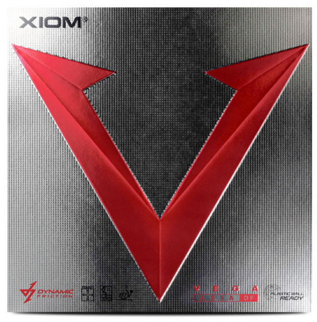 XIOM 엑시옴 베가 아시아 DF 탁구러버 탁구라바, 블랙[MAX], 1개