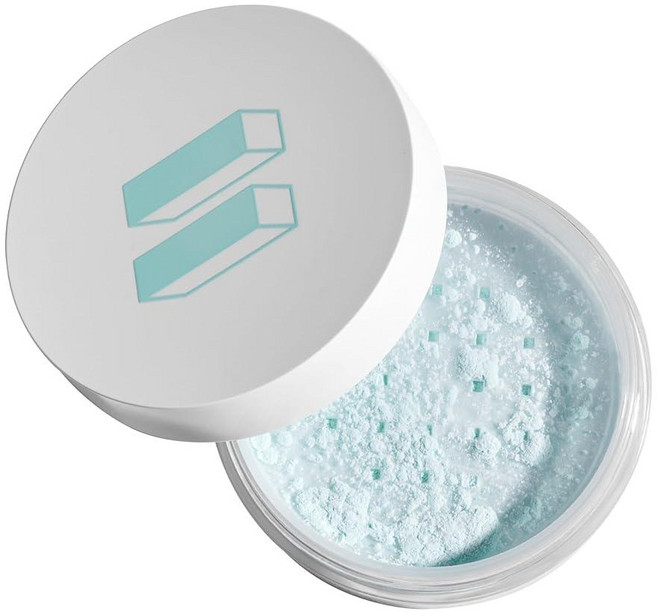 EqualRXN Spirulina 아연 트리트먼트 루즈 파우더 - 지성 피부용 PCA 및 L-카르니틴 함유 경량 매트 오일 컨트롤 메이크업 세팅