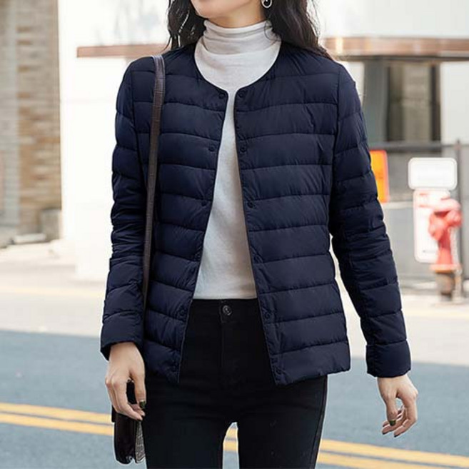 6위 - 데일로엔 여성용 다운 라이너 라이트 V넥 경량 패딩