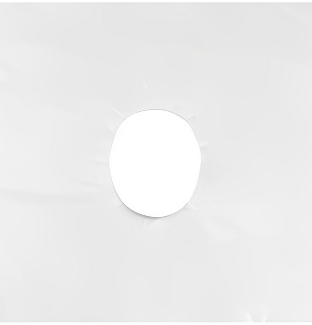 일회용 안면 베개커버 위생시트 O형 100매, 일회용 안면커버 위생시트 O형 100매, 1개