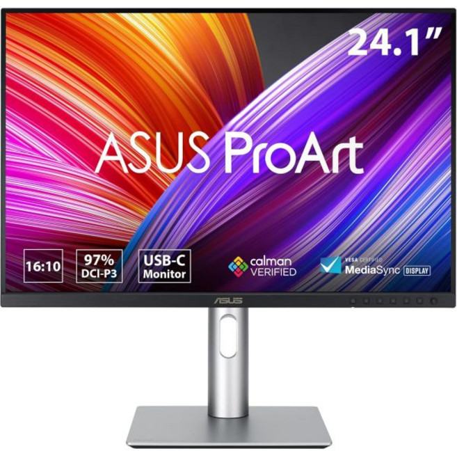 ASUS ProArt Display 27인치 모니터 WQHD 2560 x 1440 IPS 100 sRGB Rec. 709 δE 2 Calman Verify USB Hub USB, 24" 16:10 Daisy-Chain Mac, 1개