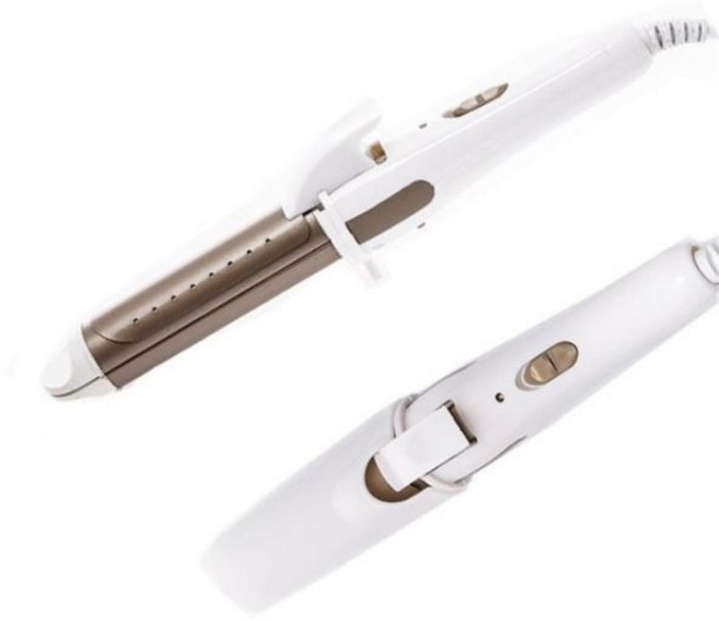 볼륨 웨이브 물결 히피펌 롤 고데기 전기 전문 22mm 28mm 32mm 38mm 세라믹 헤어 컬러 LCD 컬링 롤러 컬 웨이버 패션 스타일링 도구 2, 옵션07 gold_옵션01 미국, gold+미국