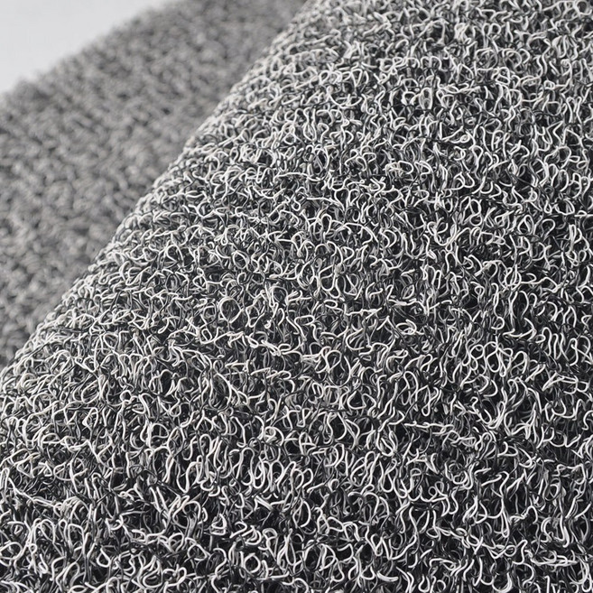 미끄럼방지 롤매트 현관발판 수지씨앤엘 고급 투톤 코일롤매트 120x100cm당 두께20mm, 블랙그레이, 1개