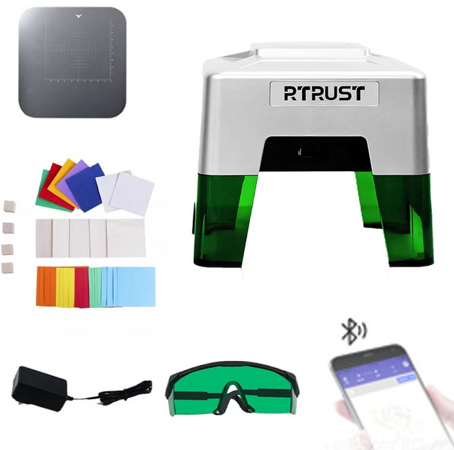 원로드 레이저 각인기 휴대용 마킹기, 1세트, 5W