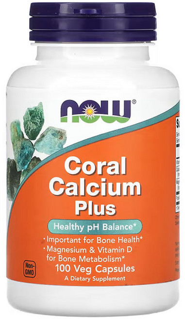 나우푸드 코랄 칼슘 플러스 베지캡슐 100정, 알약/캡슐, 1개