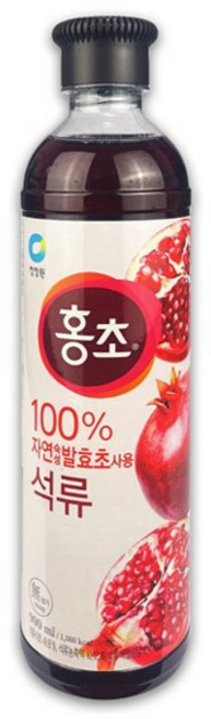 청정원 홍초 석류900ml -TJ 석류 석류홍초 석류음료 탄산수 음료 마시는홍초, 1개, 1ml