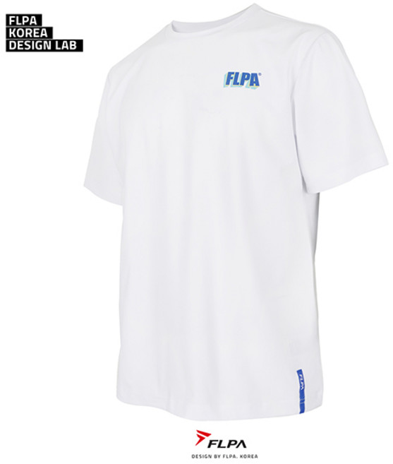 플라이파워 플파 남녀공용 아이스 반팔 티셔츠 FLPA GRD 로고 블루 TS-22105 / 95 100 105
