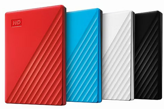 Western Digital WD NEW My Passport Gen3 1TB 외장하드, 레드