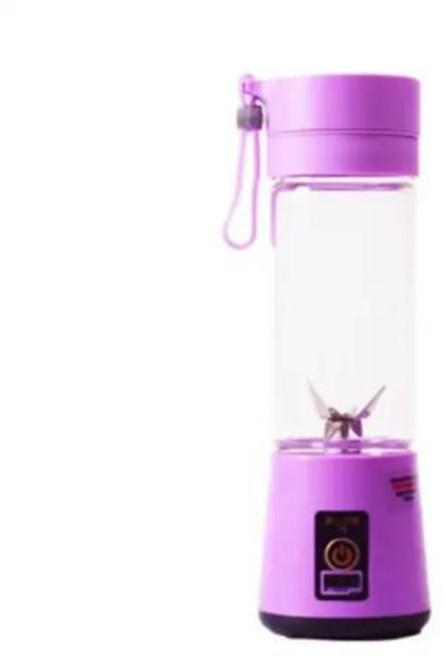 휴대용 전기 과일 착즙기 가정용 USB 충전식 스무디 메이커 블렌더 기계 스포츠 병 주스 컵 380ml, 03 6 Blades, 01 WHITE