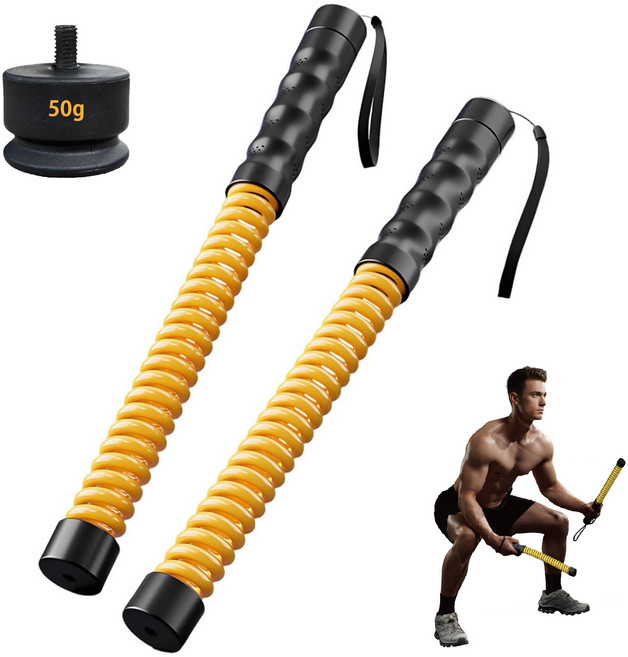 HVO 무선 배틀로프 가변 무게추 세트 홈트레이닝 전신 운동 헬스기구, 노란색 + 블랙