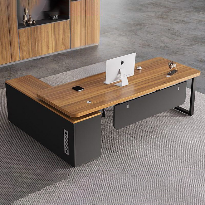 심플형 고급 사무용 책상 세트 집무실 중역 사장님 책상, G02+ 사이드 캐비닛