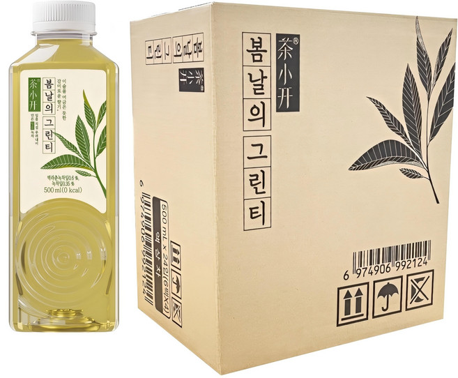 봄날의 그린티, 1박스, 24개입, 500ml