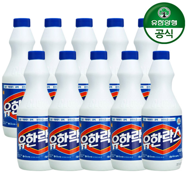 유한락스 레귤러, 1L, 10개