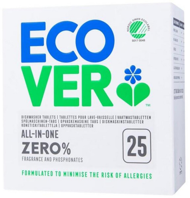 에코버 식기세척기세제 타블렛 제로, 500g, 1개