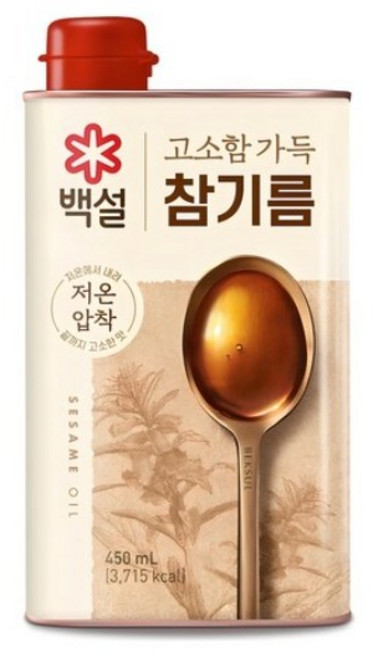 백설 고소함 가득 참기름, 1개, 450ml