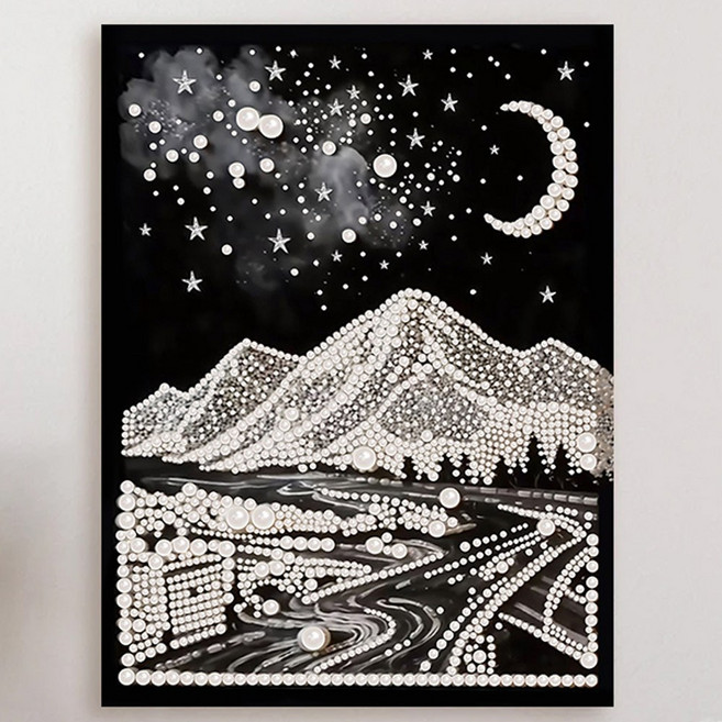 호인트 DIY 진주 보석십자수 명화그리기 30x40cm, 1개, 10도시야경
