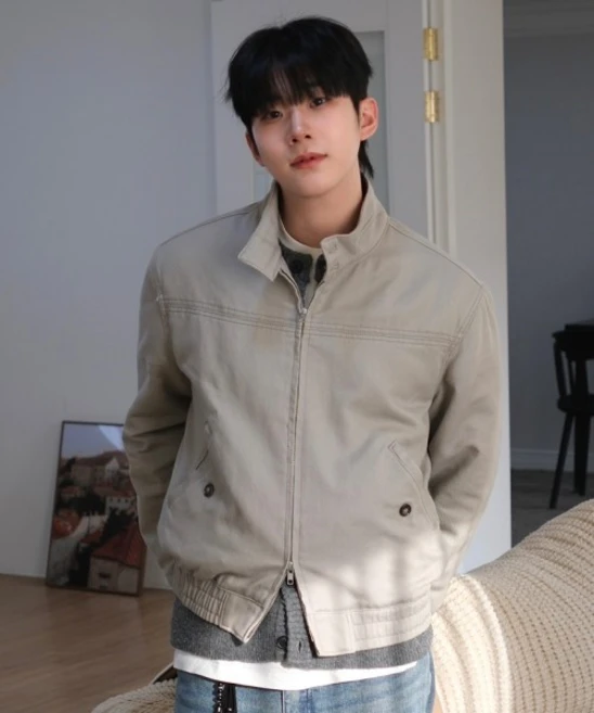 드로우핏 DRW FIT DRAW 이글 해링턴 워싱 자켓 [LIGHT GREY] DFJK6102LGY 217459 - 쿠팡