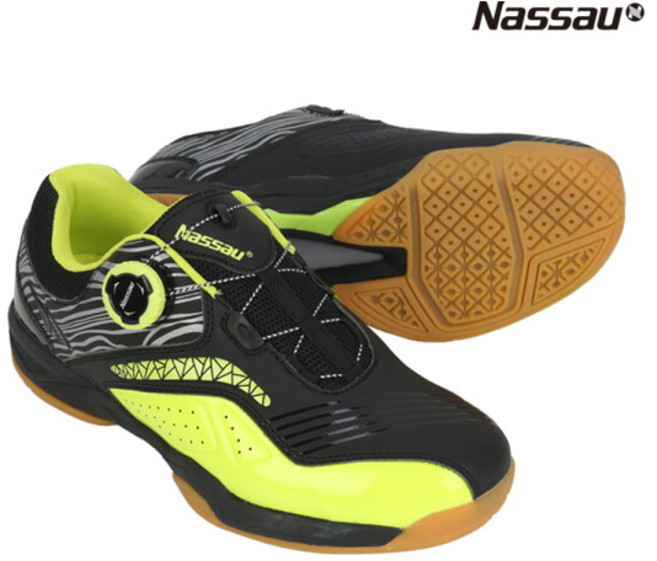 [낫소] 러쉬 와이어끈 다이얼 배드민턴화 실내운동화