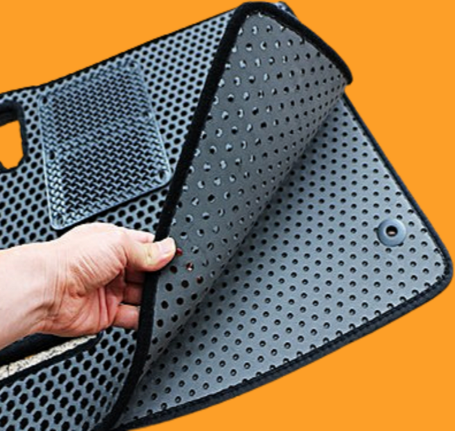 프리미엄매트 프리미엄 발매트 자동차 발판깔판 벌집 구조, 블랙, 캐스퍼, 현대