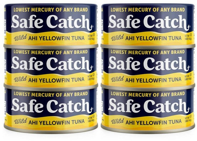 세이프 캐치 아히 와일드 황다랑어 참치 스테이크 142g, 24개