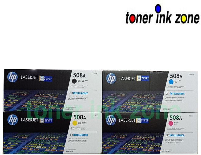 HP No.508A CF360A BLACK / CF361A CYAN / CF362A YELLOW / CF363A MAGENTA 정품토너, 1.CF360A, 1개