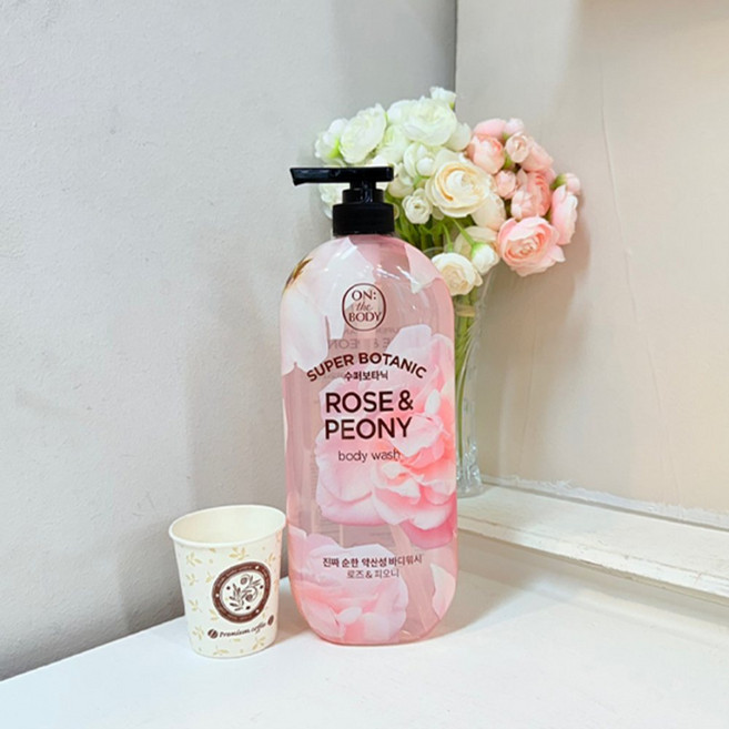 온더바디 바디워시 로즈앤버베나 900ml 바디샴푸, 1개